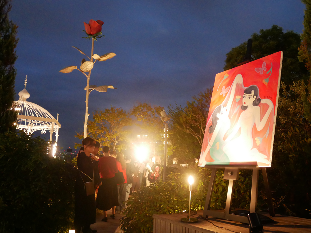 六本木ヒルズ ローズガーデン バラの花 どこ