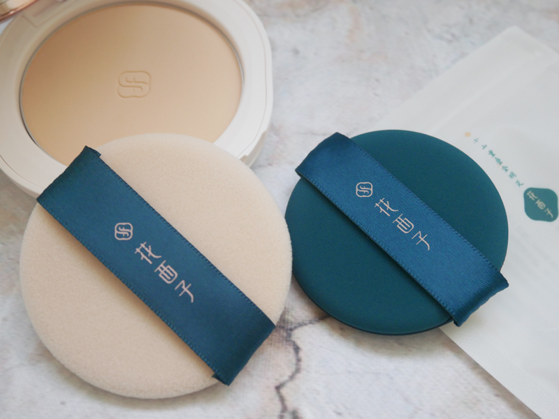花西子 玉容凝脂 プレストパウダー UV  使い方 水有り
