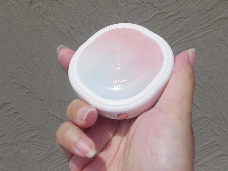 花西子 玉容凝脂 プレストパウダー UV  UVチェッカー