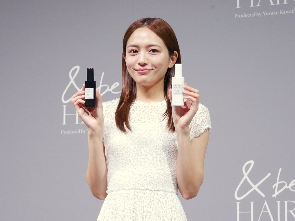 川口春奈 2025年6月 アンドビーヘア 発表会 写真