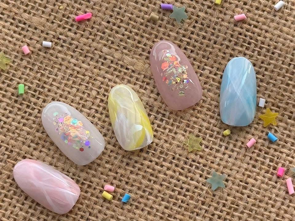 夏祭りネイル