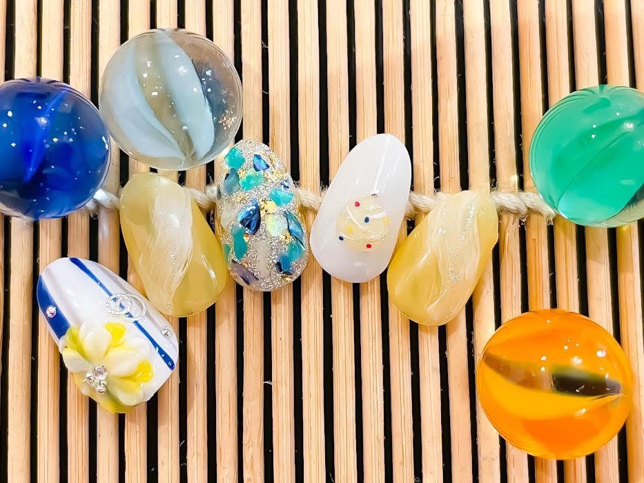 2025年夏ネイル 浴衣 おすすめ