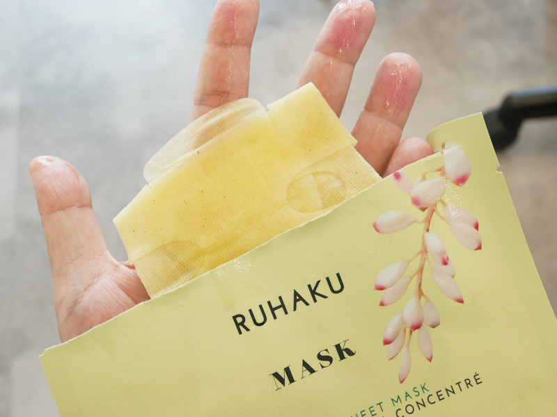琉白 RUHAKU シートマスク 黄色と白 違い