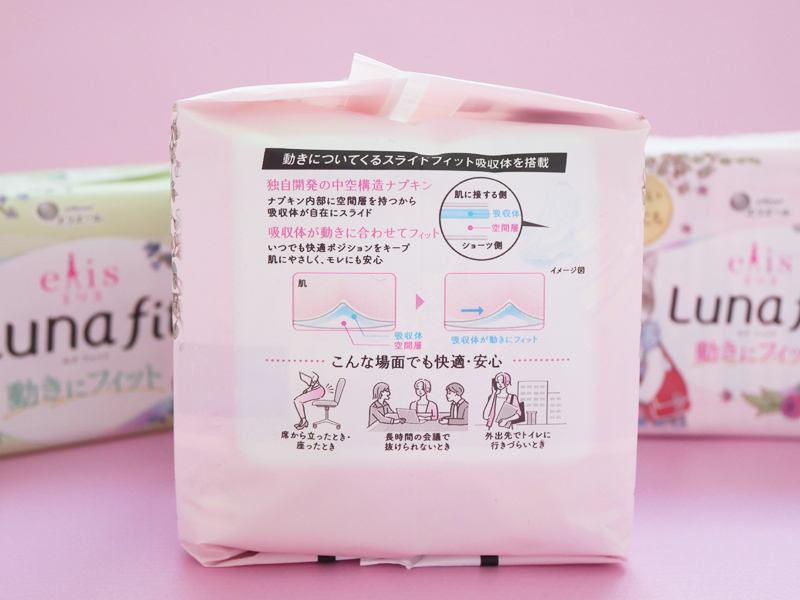 エリス ルナフィット 生理用ナプキン 違い