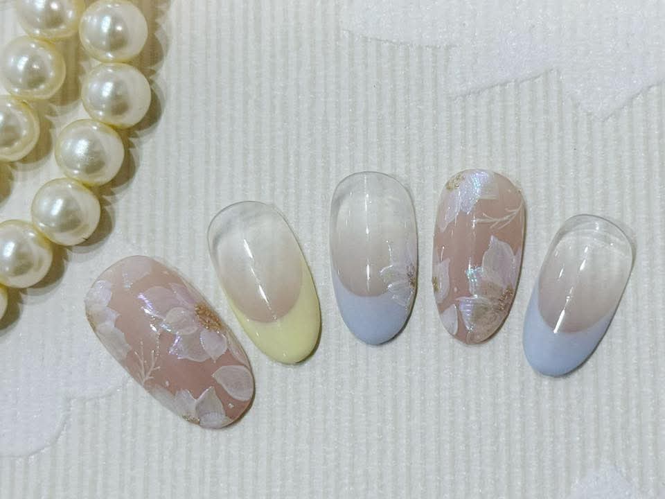 春ネイル お花ネイル