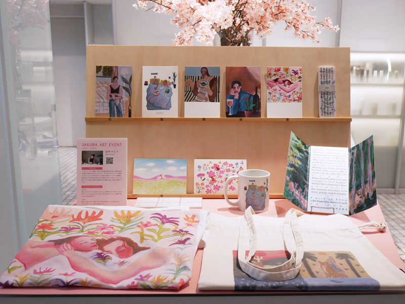 イラストレーター 田中マリナ グッズ 取り扱い店舗