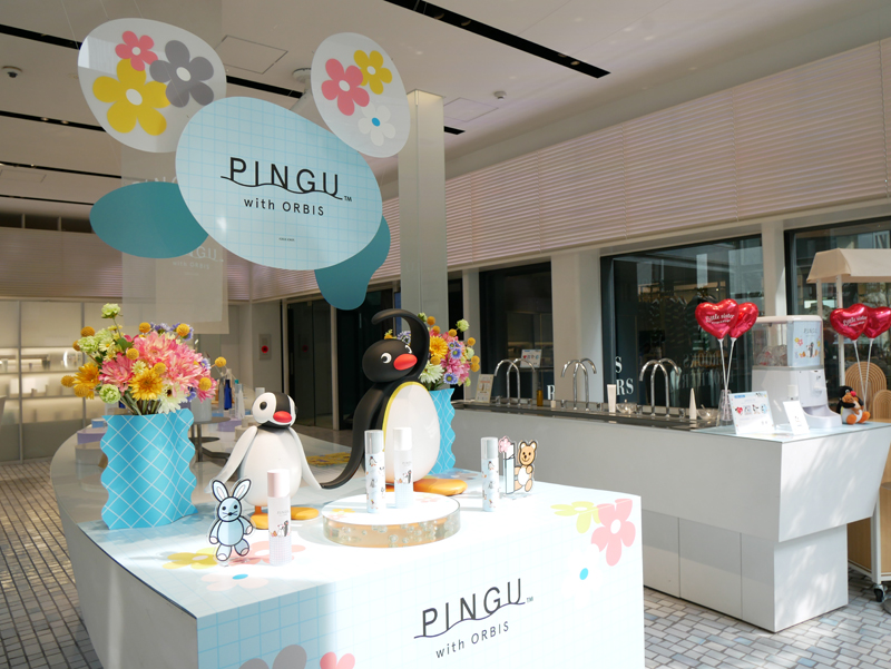表参道 オルビス店舗 イベント ピングーコラボ