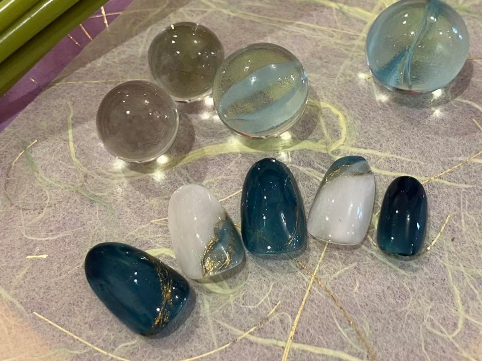 浴衣ネイル おすすめ デザイン