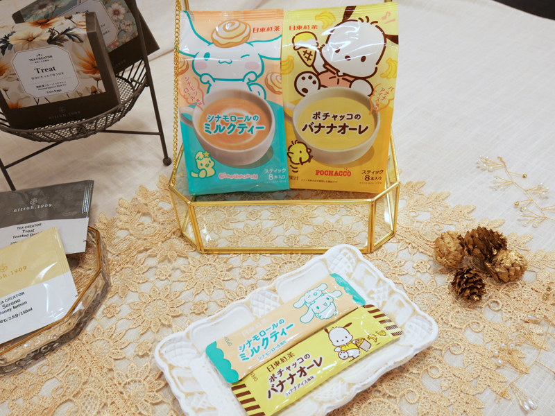 シナモロールのミルクティー ポチャッコのバナナオーレ 口コミ